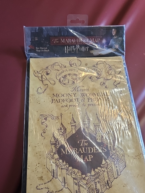 Wizarding World Of Harry Potter Other - Harry Potter Marauder's Map Collectors Map - Harry Potter/Noble Collection